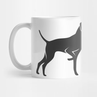black dog Mug